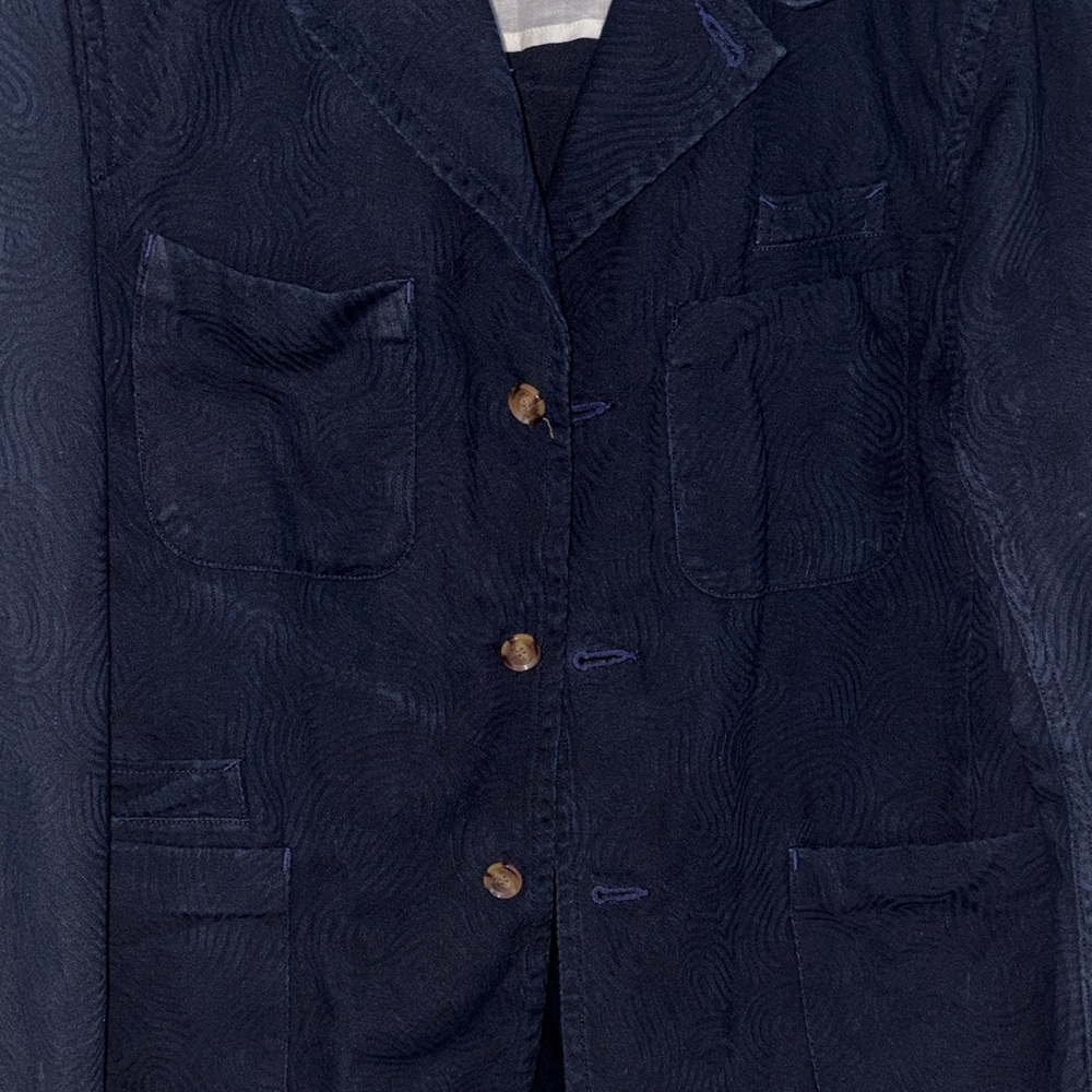 Unbranded Men's Navy Lightweight Shirt Jacket - Picture 3 of 7